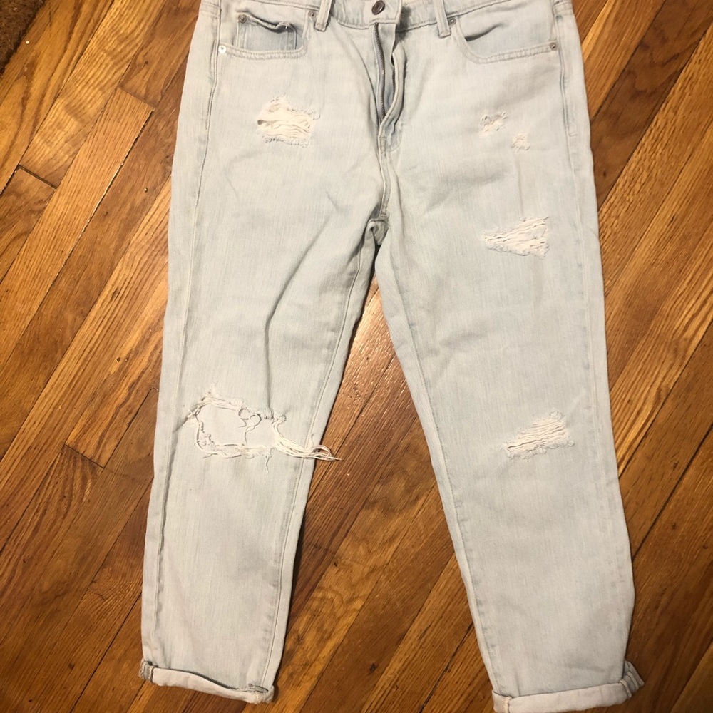 Gap boyfriend light denim pants